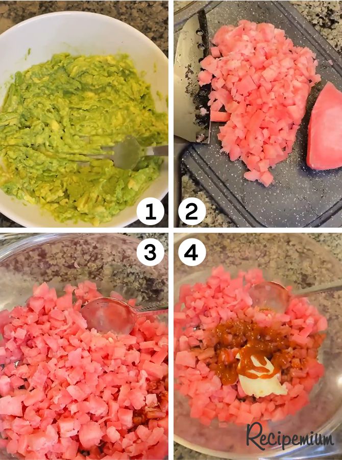 spicy tuna preparation